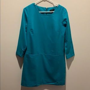 Jcrew teal dress